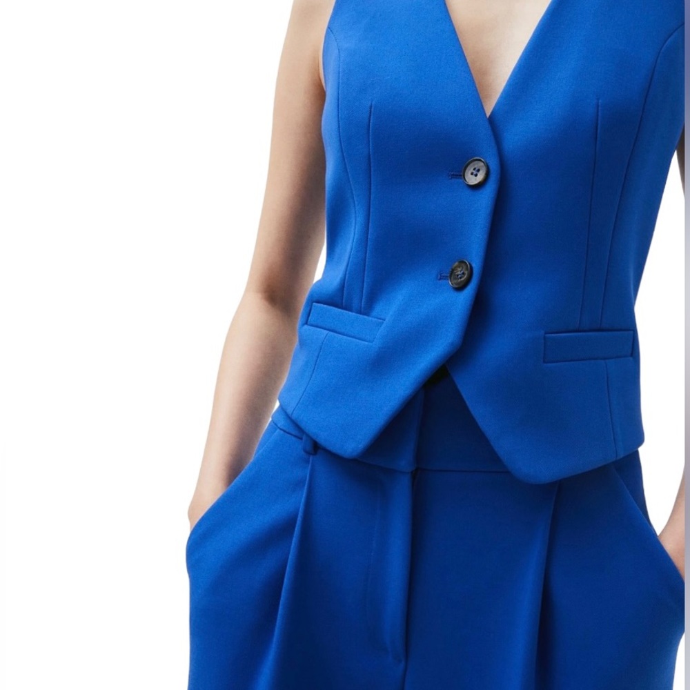 Karen Millen City Stretch Tailored Vest